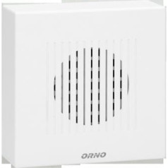 Orno Проводной электронный однотональный звонок RINGIL MINI AC, 230V, белоснежный