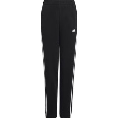 Брюки adidas 3 Stripes FL Pant Jr HR6333 / черные / 140 см