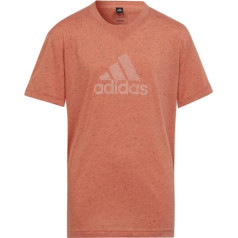 Футболка adidas FI Big Logo Tee girls Jr IC0110 / красная / 170 см