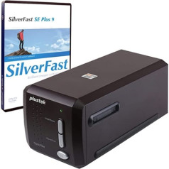 Plustek OpticFilm 8300i SE - Digital Film and Slide Scanner - Converts 35mm Negative and Diameter - Includes SilverFast SE Plus 9