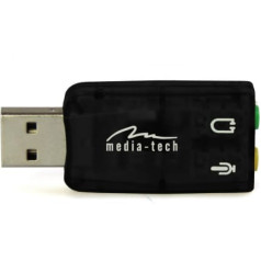 Звуковая карта Virtu 5.1 usb с виртуальным 5.1 звуком mt5101