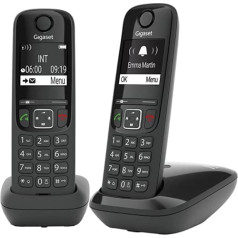 Gigaset cordless telephone, Black