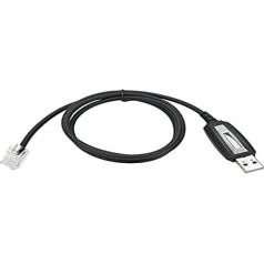 PNI Pccrtmu Programming Cable for CB CRT Micron U/V Radio in Black