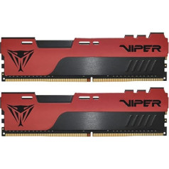 Patriot Memory Viper Elite II DDR4 64GB (2x32GB) 3200MHz Gaming Memory Kit Black/Red