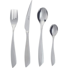Jean Dubost Créations 72220.24 Slim 24 Piece Stainless Steel Cutlery Set