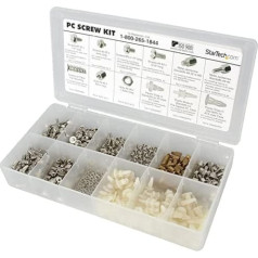 StarTech. com Mix Deluxe PC SCREW KIT – Screw Nuts and Standoffs – Screw kit (PCSCREWKIT)