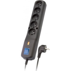 Surge Protector Lestar LV 530w 3.0m (5 x VDE; 10A; 3m; Black)