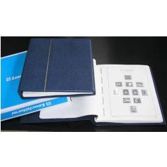 Leuchtturm SF Pre-Printed Album BRD Bund 1949-1974 in Blue Screw Binder