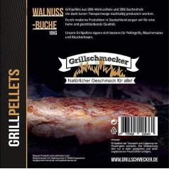 Grillschmecker Barbecue Pellets Walnut 10 kg