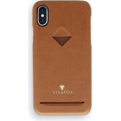 VixFox Card Slot Back Shell for Samsung S9 caramel brown