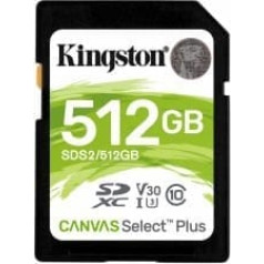 Карта памяти sd 512gb canvas select plus