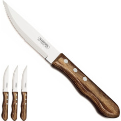 Набор ножей для стейков с деревянной ручкой Churrasco JUMBO 4 шт, длина 255 мм