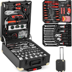 Набор ручных инструментов в чемодане на колесиках - 362 элемента