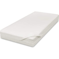 allsana Allergy Sufferers Mattress Cover 140 x 200 x 20 cm Anti-Dust Mite Encasing Mite Protection for House Dust Allergy Sufferers