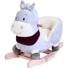 Knorrtoys Paul Donkey 40375 Rocking Animal Grey with Sound