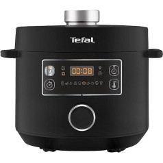 Tefal CY7548 Turbo Cuisine Multi Cooker | Electric Pressure Cooker | 5L Capacity | 10 Cooking Programmes | Patented Cooking Bowl | Easy Operation | Includes Recipe Book | Black