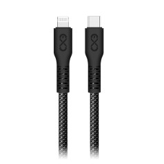 Orno Кабель USB-C - Lightning eXc IMMORTAL, 0,9 м, 30 Вт, быстрая зарядка, смешанный цвет