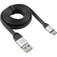 Sbox USB 2.0-Type-C/2.4A black/silver