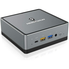 Mini PC, AMD Ryzen 5 3550H Processor 16 GB DDR4 / 256 GB SSD Mini Desktop Computer with Windows 10 Pro, HDMI DP and USB-C Connection, BT 5.1, USB 3.1 x 4