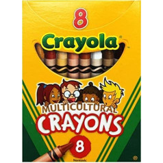 Crayola Multicultural Crayons x 8