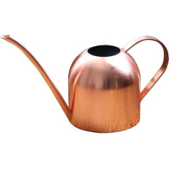 Yardwe 1 x Copper Watering Can Small Water Jug Indoor Outdoor House Plants 1000ml