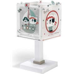 Dalber Children's Table Lamp Bedside Table Lamp Pirate The Pirates Animals