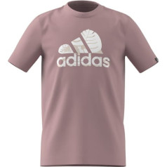 Футболка adidas BOS Nature girls Jr HR8146 / розовая / 152 см