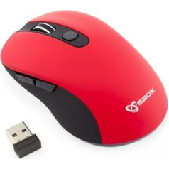 Sbox Wireless Mouse WM-911R red