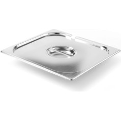 Крышка стальная для GN Kitchen Line с вырезом под половник GN 2/3 - Hendi 806920
