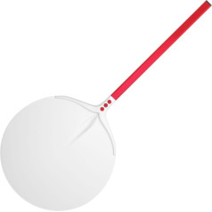 Круглая алюминиевая лопатка для печи для пиццы 450 x 600 мм, длина 1050 мм - Hendi 617298