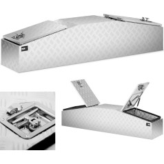 Транспортный алюминиевый ящик для инструментов, закрывающийся на ключ 280 л 177 x 40 x 40 см