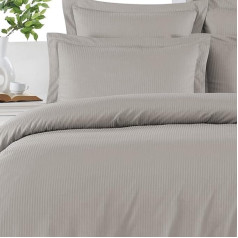 Sensei La Maison du Coton Striped Reversible Satin Duvet Cover 120 Thread