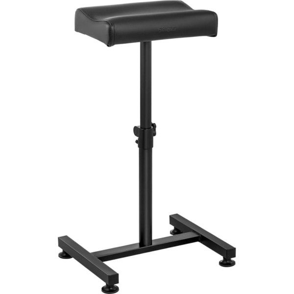 Косметическая подставка для ног для педикюра, регулируемая по высоте до 75 см и до 80 кг - черная