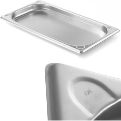 Гастроемкость 1/3 из стали Kitchen Line высота 40 мм - Hendi 806418
