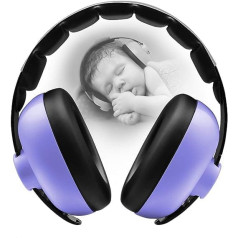 BBTKCARE Baby Ear Protection Headphones with Noise Cancelling for Babies 3 Months to 2 Years, purple