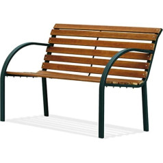 Linea Garden Friend BIACCHI Garden Bench Wood / Steel