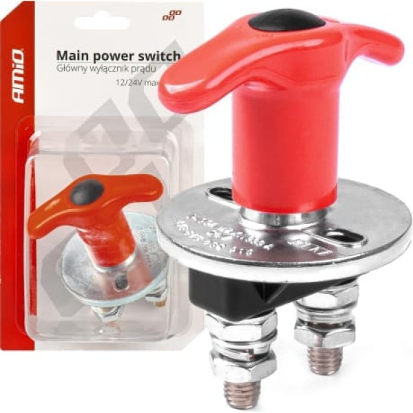 Выключатель аккумуляторной батареи Hebel 12/24 В amio-03024