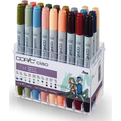 Copic Ciao Collection Set of 20 Pens for Drawing Manga