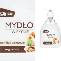 Жидкое мыло для рук с ароматом миндаля CLINEX Liquid Soap 500ML