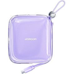 Powerbank 10000mAh Jelly Series 22,5 Вт с кабелем USB-C фиолетовый