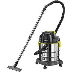 Ryobi R18WDV-0 5133004724, cordless wet and dry vacuum cleaner, green, 18 litres, 81 decibels