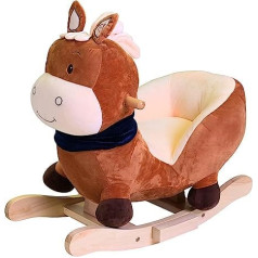 Knorrtoys 40373 Rocking Animal Seppl Horse Brown with Sound