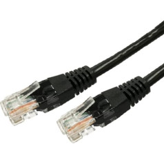 TB Copper patch cord cat.5e rj45 utp 7.5 m. black