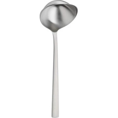 WMF Corvo Soup Ladle 23.5 cm, Sauce Spoon, Cromargan Protect Matte Stainless Steel, Scratch-Resistant, Dishwasher Safe, 23.8 x 7.8 x 6.3 cm