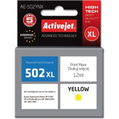 Activejet ae-502ynx ink (replacement for epson 502xl w44010; supreme; 12 ml; yellow)