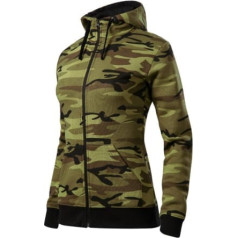 Толстовка на молнии с камуфляжным принтом Malfini W MLI-C2034 / S