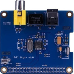 Fasizi HIFI DiGi+ Digital Sound Card I2S SPDIF Optical Fibre RCA for Raspberry Pi 3 2 Model B B+