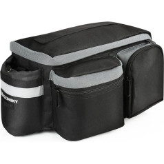 Велосипедная сумка с плечевым ремнем 6л черная