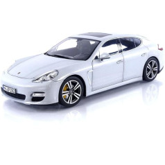 Norev - Porsche Panamera Turbo 2009 Silver 1:18 Miniature, 187609, Grey, 1/18