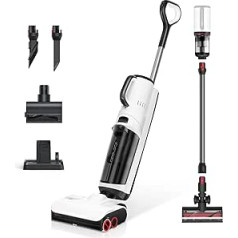 Roborock Dyad Pro Combo 5-in-1 Wet Dry Vacuum Cleaner Wireless 17000Pa Mop Vacuum Cleaner with Battery Vacuum Cleaner for Carpet Cleaning, Electric Mini Brush and 2 Cleaning Heads, App, Voice Control